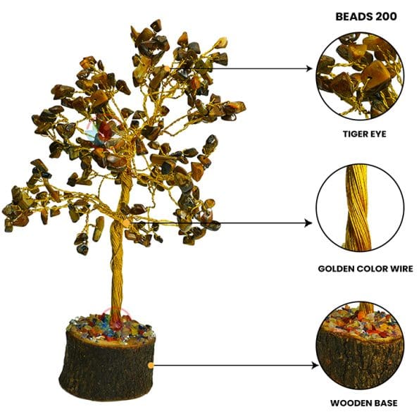 Tiger Eye Tree 200 Beads