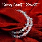 Cherry Quartz 4mm 8mm bati