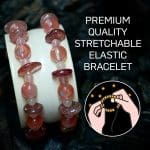 Cherry Quartz 4mm 8mm bati