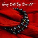 Grey Cats Eye 4mm bati