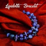 Lepidolite 4mm 8mm bati