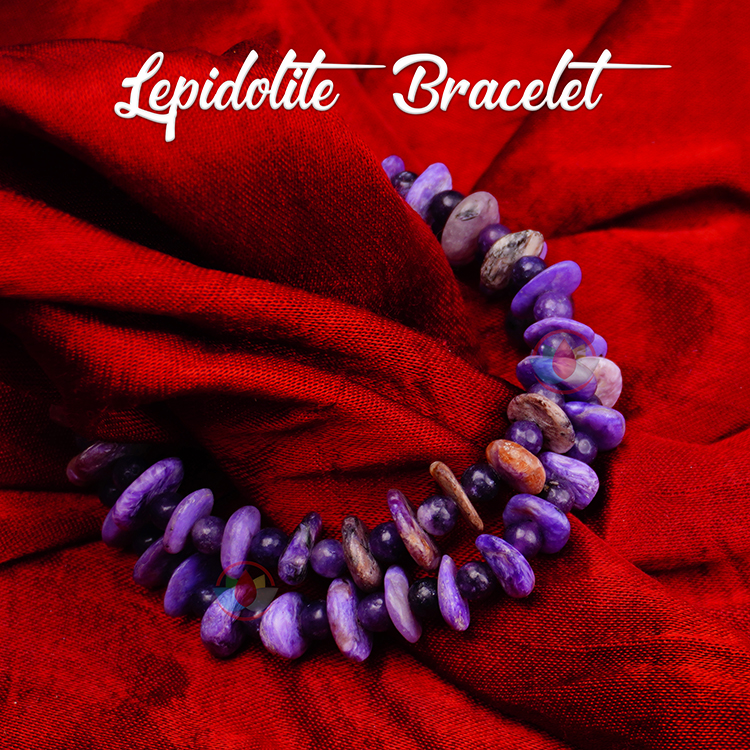 Lepidolite | Beaded Bracelet – Often Wander