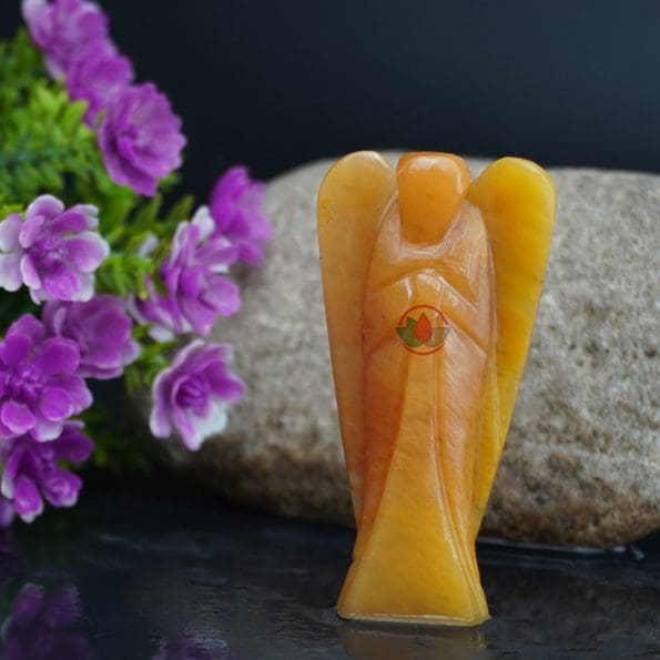 Orange Citrine Angel 3 INCH