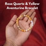 Rose Quartz & Yellow Aventurine Bracelet