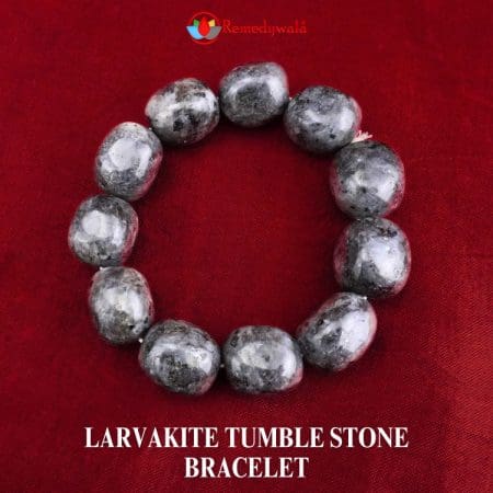 Larvakite Tumble Stone Bracelet