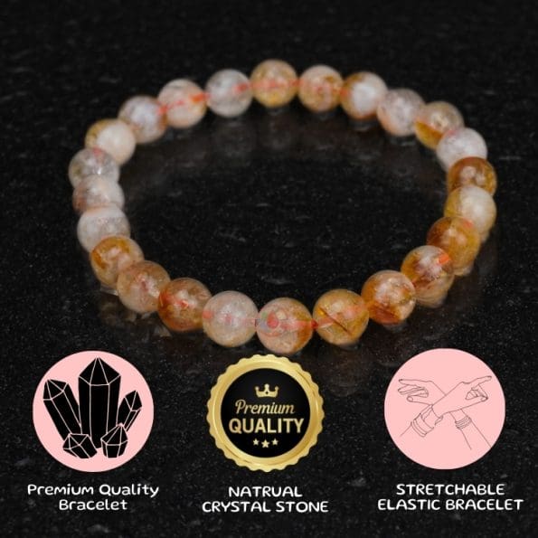 Natural Citrine Bracelet 8mm