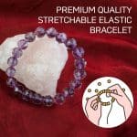 Amethyst Diamond cut 8mm Bracelet