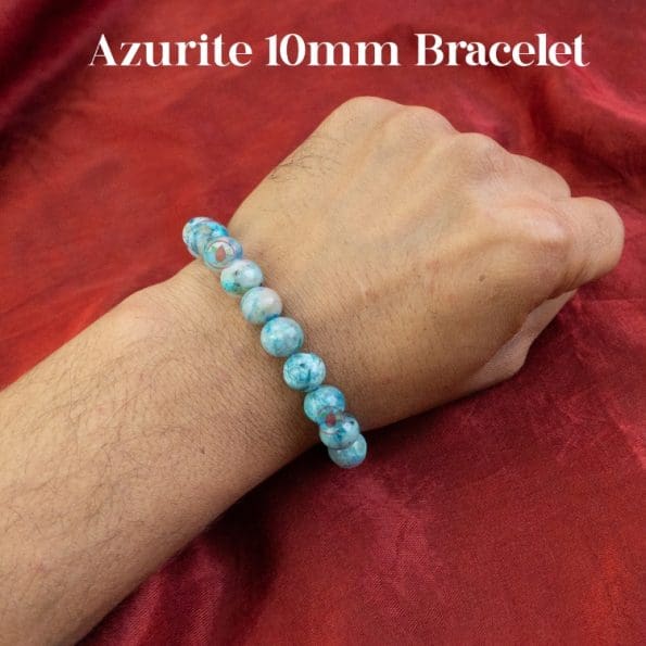 Azurite 10mm bracelet