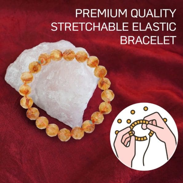 Citrine Starcut 10mm Bracelet