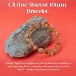 Citrine Starcut 10mm Bracelet