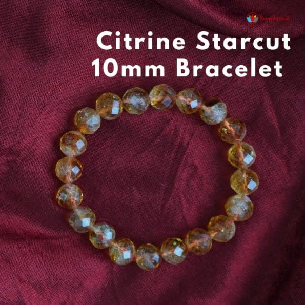 Citrine Starcut 10mm Bracelet