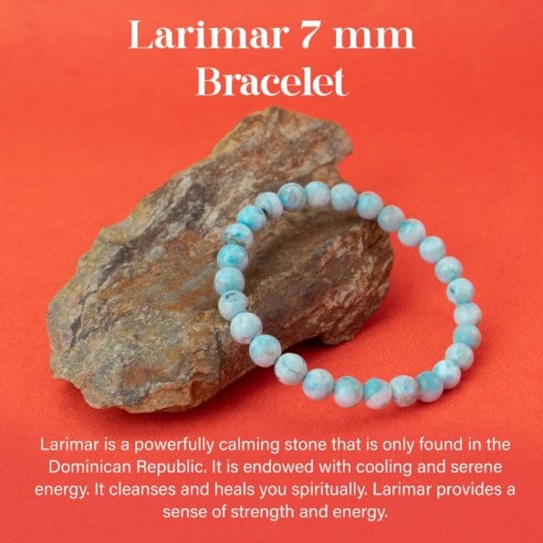 Larimar 7mm Bracelet