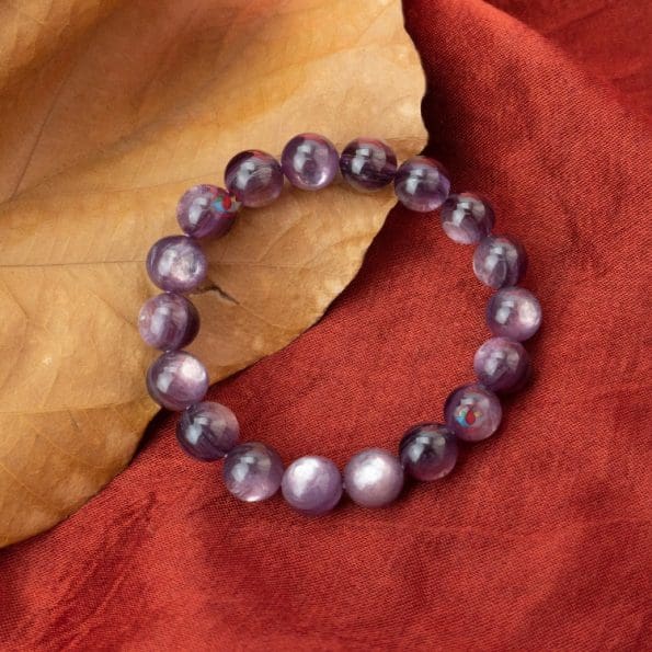 Lepidolite 12 - 14mm Bracelet