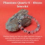 Phantom Quartz 8 – 10mm bracelet