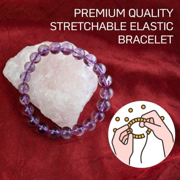 Pure Amethyst 7-8mm Bracelet