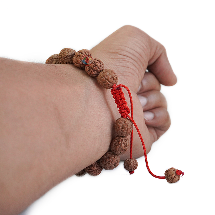 Ganesha Rudraksha Bracelet Java 21 Beads Ganesh Rudraksh Wrist Band ~  Certified | eBay