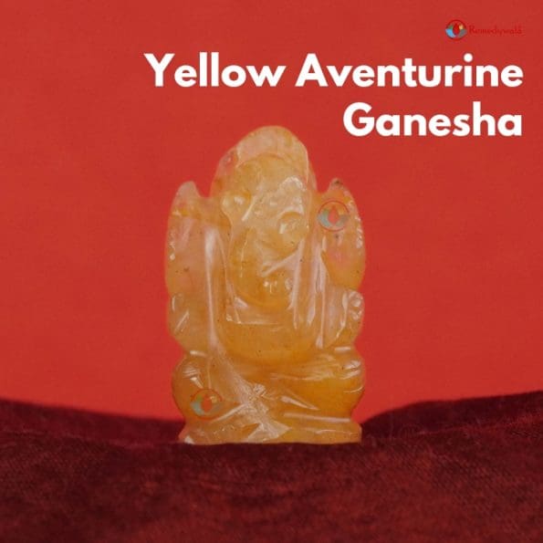 Yellow Aventurine Ganesha