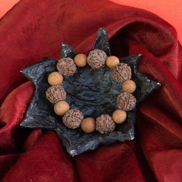 Bodhi Bead and Rudraksha Bracelet