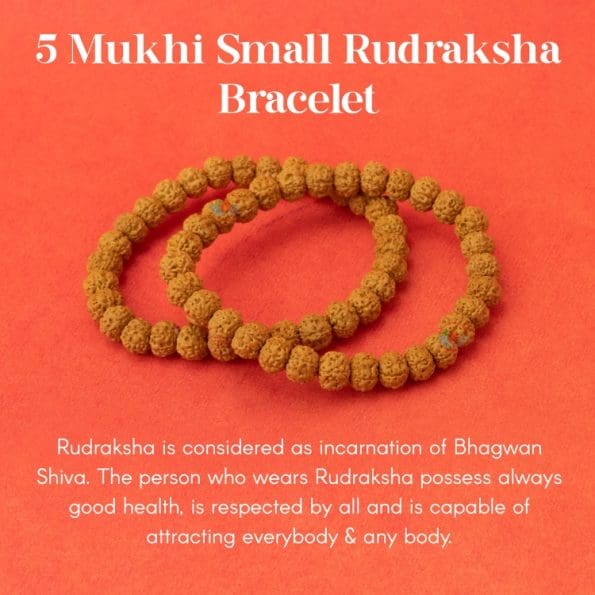 5 Mukhi Small Rudraksha Bracelet