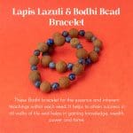 Lapis & Bodhi Bead Bracelet