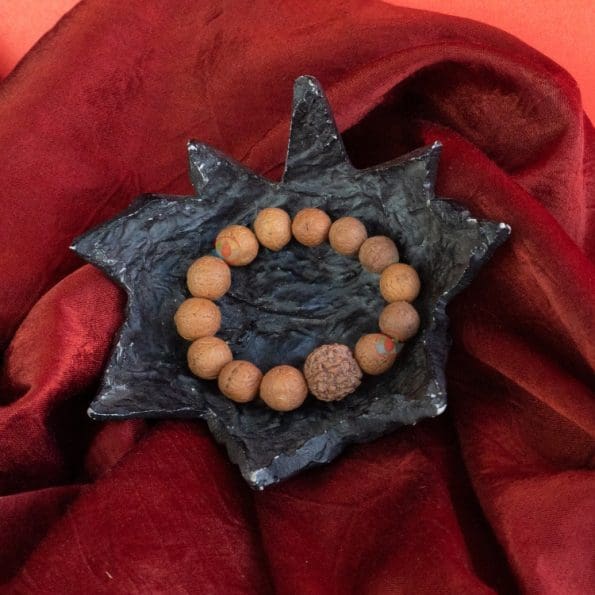 Rudraksha & Bodhi Bead Bracelet