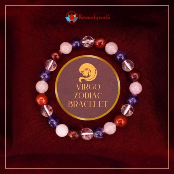 Virgo Zodiac Crystal Bracelet