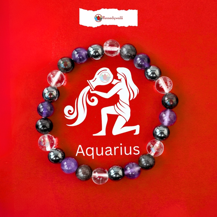 Amazon.com: Aquarius Zodiac Crystal Bracelet - Handmade Aquarius Gifts from  7 Natural Healing Crystals, Adjustable Waterproof Braided String, Spiritual  Beads - Crafted Custom & Plus Size Jewelry from PusSoul : Handmade Products