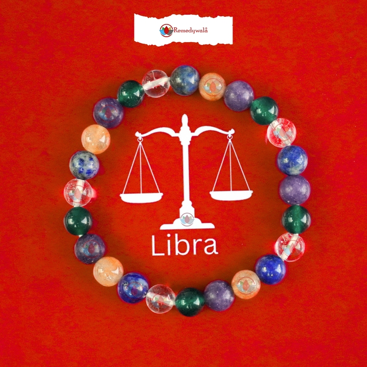 Libra Zodiac Crystal Bracelet - Remedywala