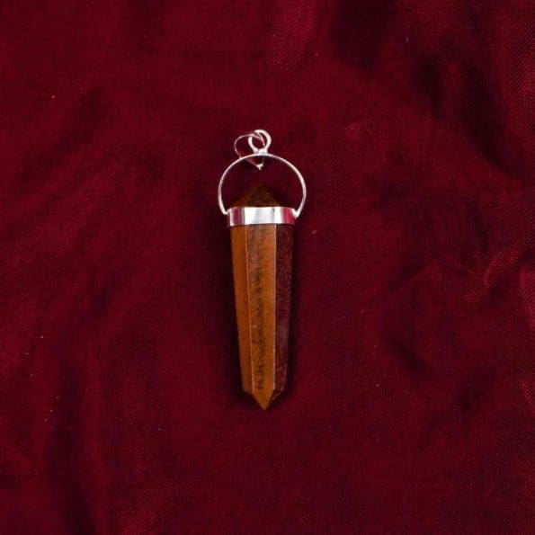 Tiger Eye Double Terminated Pendant