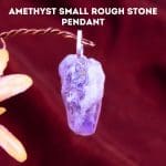 Amethyst Small Rough Stone Pendant