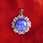 Lapis Lazuli Star Frame Pendant