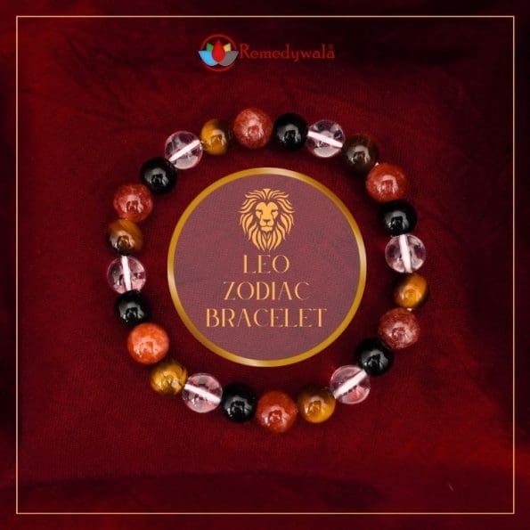 Leo Zodiac Crystal Bracelet