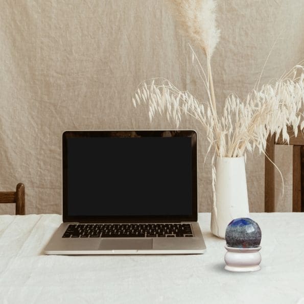 Lapis Lazuli Diamond Cut Sphere Ball