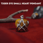 Tiger Eye Small Heart Pendant