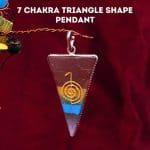 7 Chakra Triangle Shape Pendant