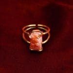 Carnelian Raw Stone Ring