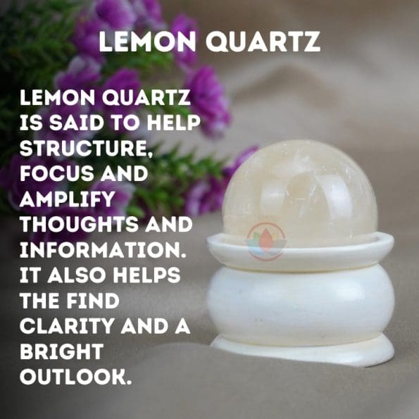 Lemon Quartz Sphere Ball