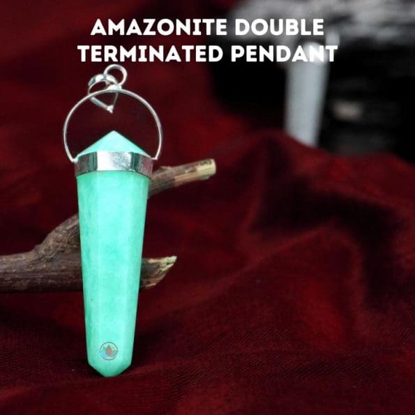 Amazonite Double Terminated Pendant