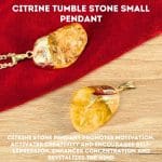 Citrine Tumble Stone Small Pendant