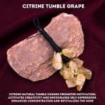 Citrine Stone Grapes