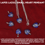 Lapis Lazuli Small Heart Pendant