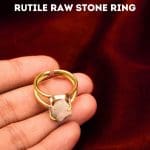 Rutile Raw Stone Ring