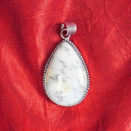 Dendrite Opal Oval Shape Pendant