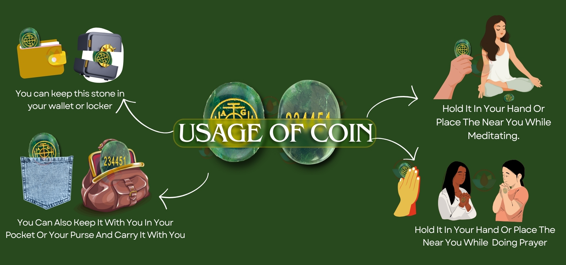 Green Jade 234451 Coin