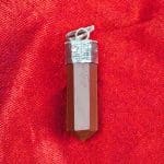 Red Jasper Pencil Pendant