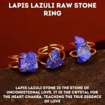 Lapis Lazuli Raw Stone Ring