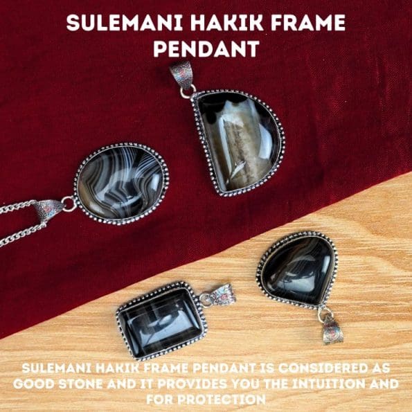 Sulemani Hakik Frame Pendant