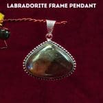 Labradorite Frame Pendant