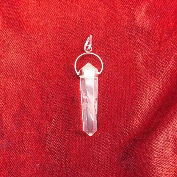 Clear Quartz Double Terminated Pendant