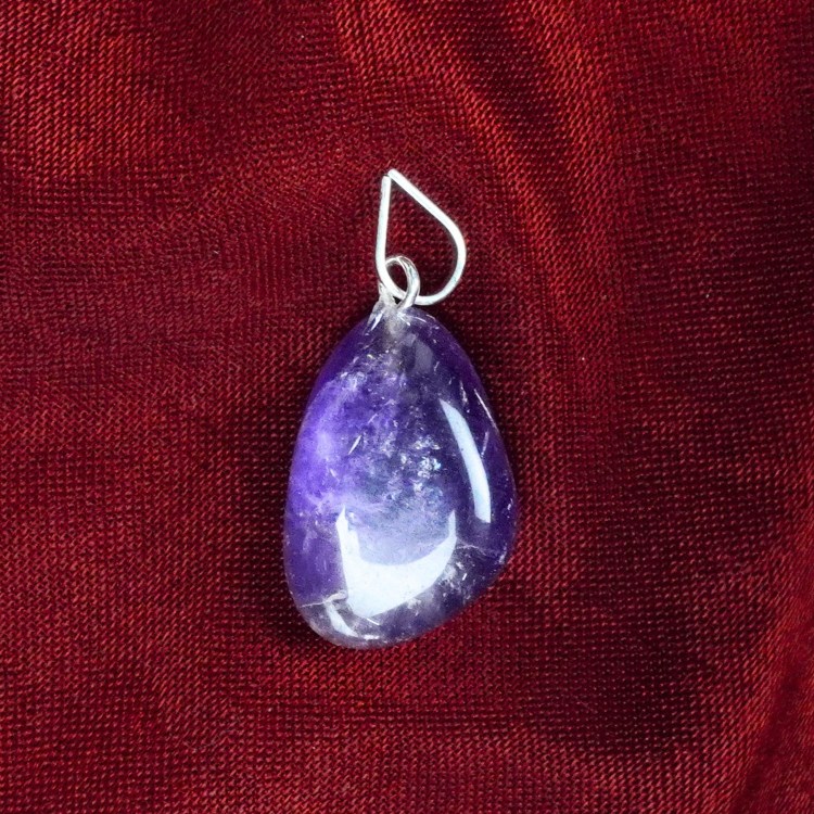 Small deals amethyst pendant